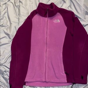 Purple North Face jacket